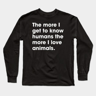 Animal Lover Long Sleeve T-Shirt